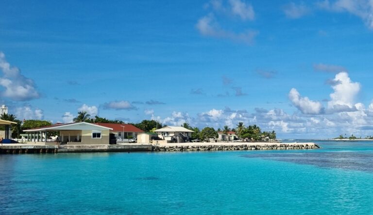 The main wharf in "town" which is substantially bigger than when we were here in 2009